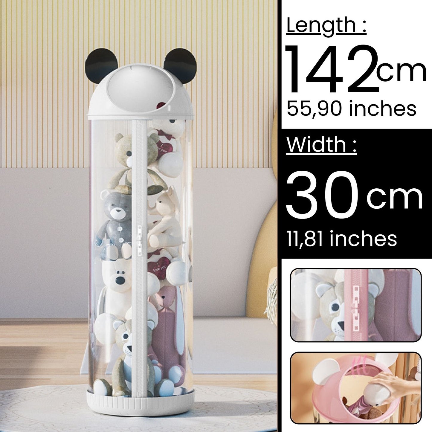 Opacoo™ PlushTower Vertical Toy Organizer