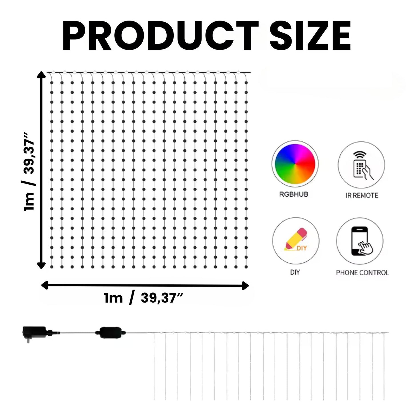 Opacoo™ GlowCurtain LED