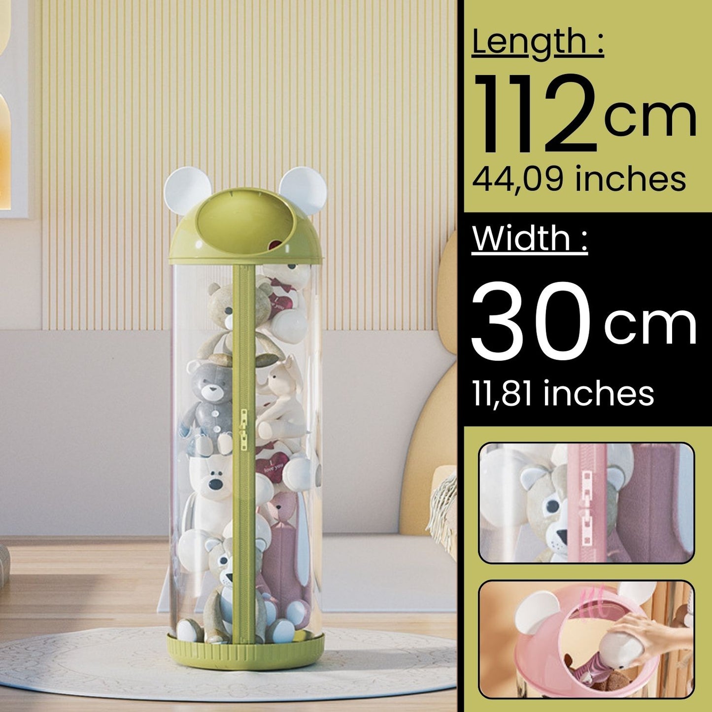 Opacoo™ PlushTower Vertical Toy Organizer