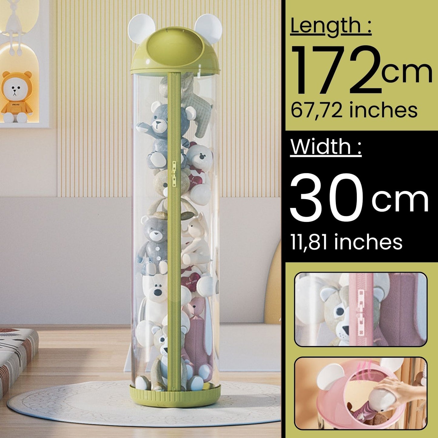 Opacoo™ PlushTower Vertical Toy Organizer