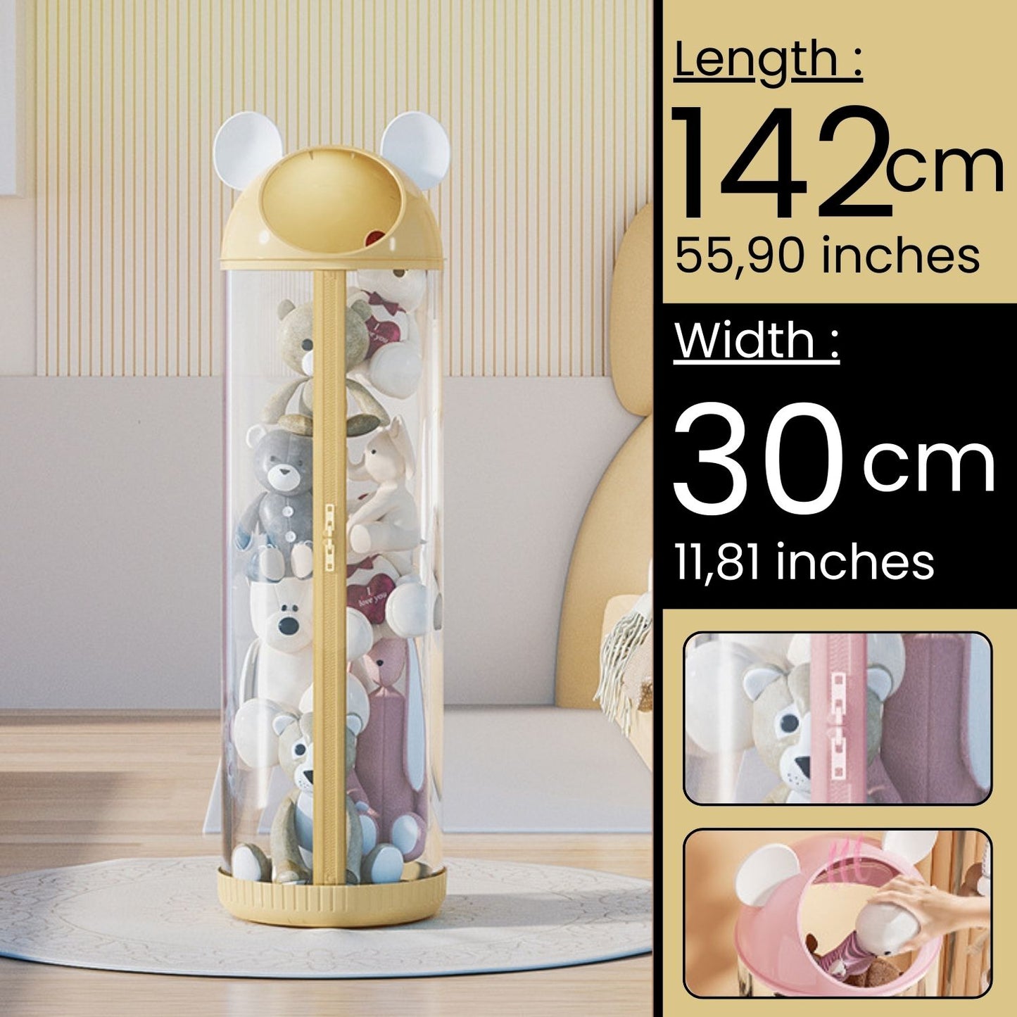 Opacoo™ PlushTower Vertical Toy Organizer