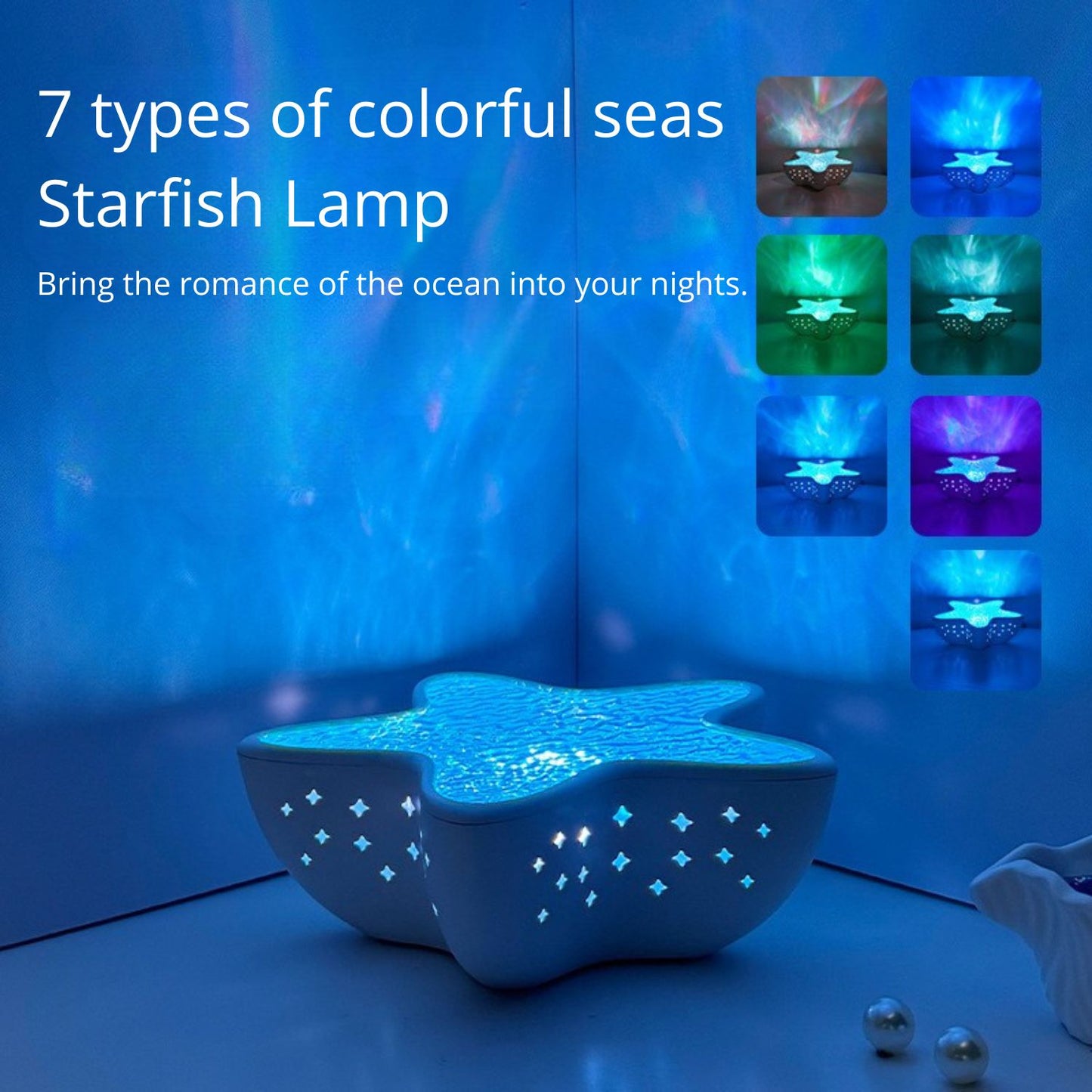 Opacoo™ OceanStar IPX5 RGB Wave Projector