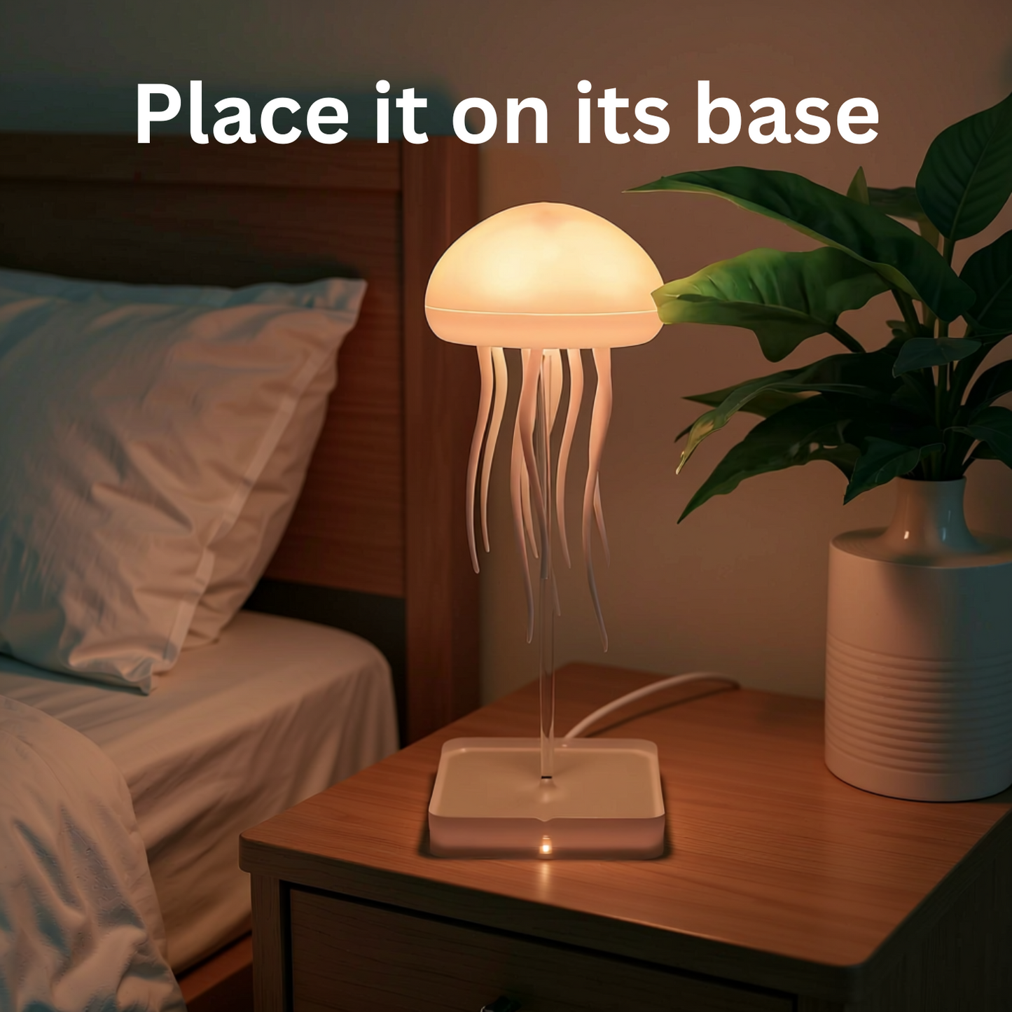 Opacoo™ Jellyfish Glow Lamp – Voice & Touch