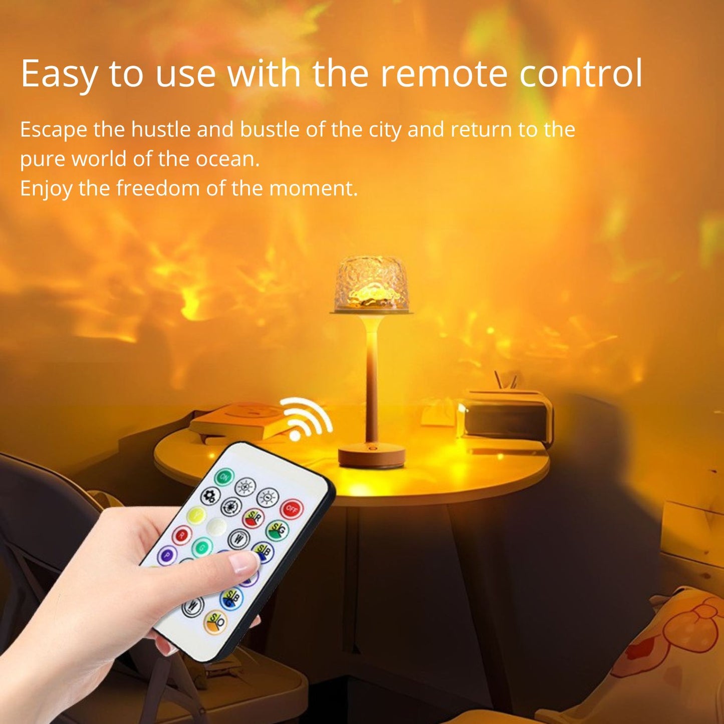 Opacoo™ OceanLamp IPX5 Wave Projector