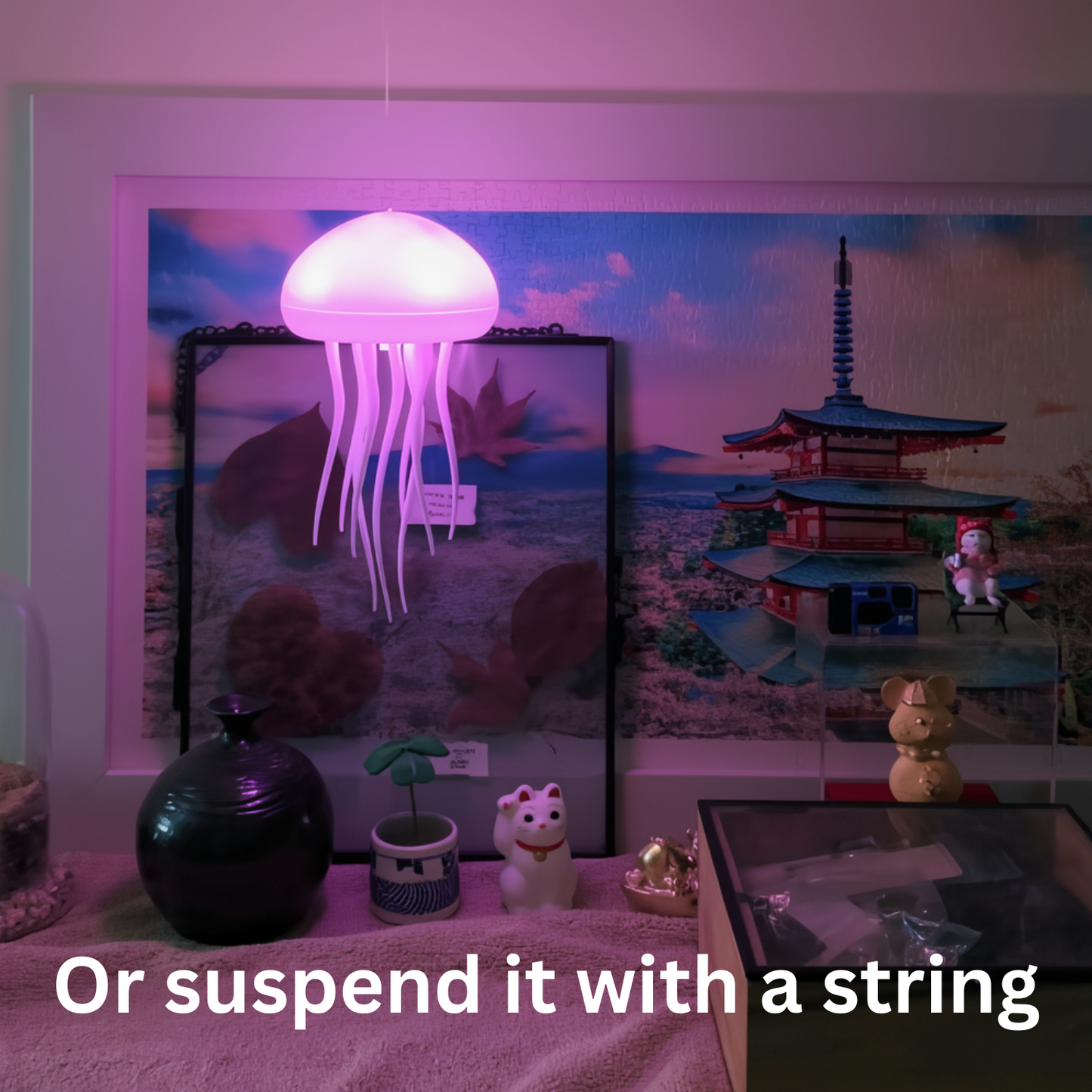 Opacoo™ Jellyfish Glow Lamp – Voice & Touch