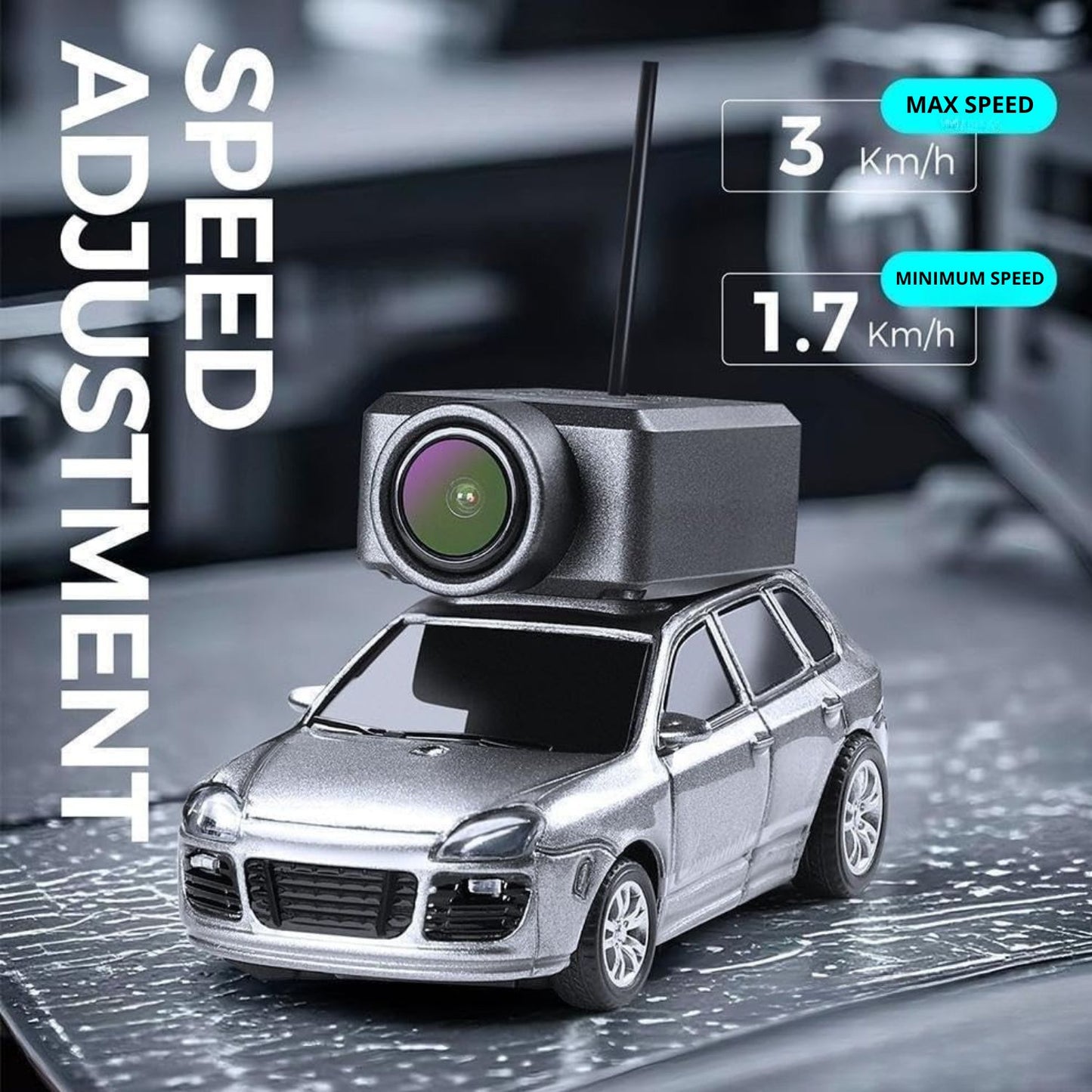 Opacoo™ Car Camera | Live FPV and control via app