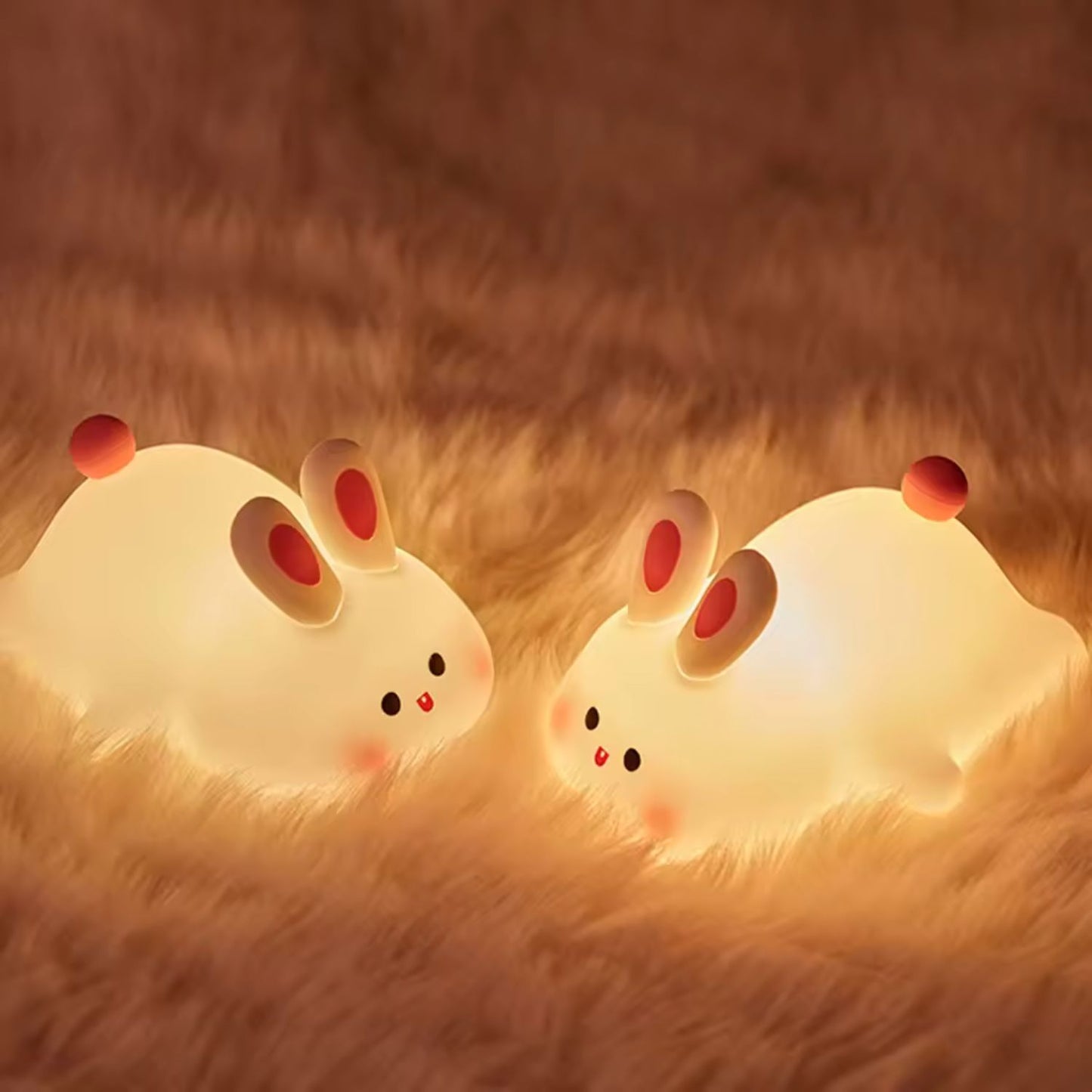 Opacoo™ Kawaii Silicone Night Light (Bunny)