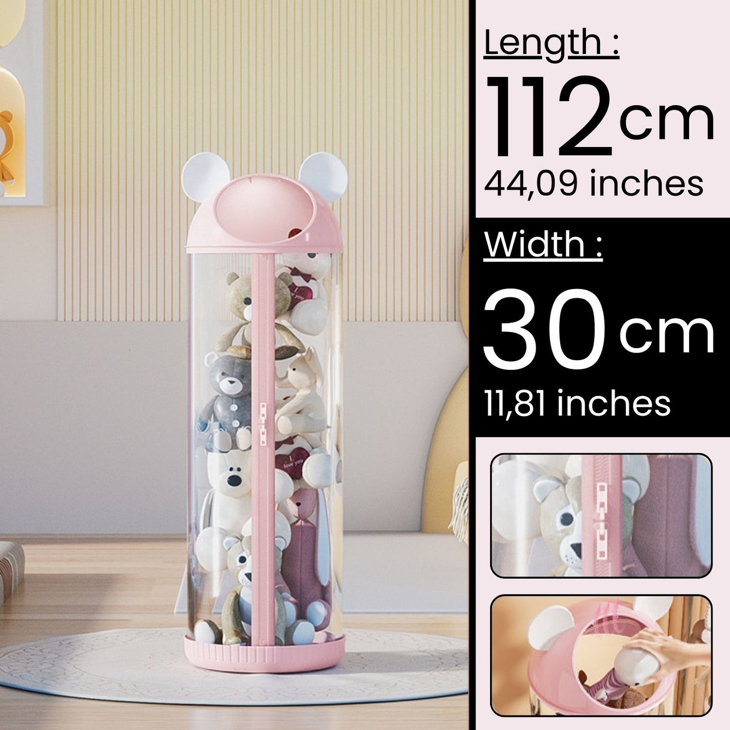 Opacoo™ PlushTower Vertical Toy Organizer