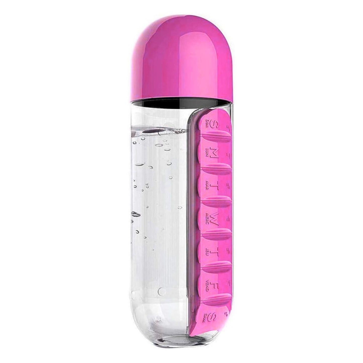 Opacoo™ 2-in-1 Hydration & Pill Organizer (600ml)
