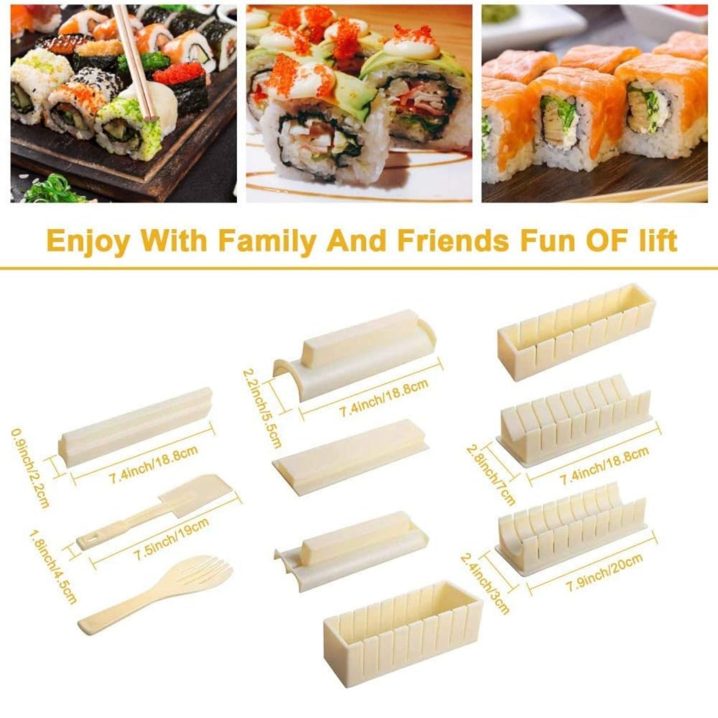 Opacoo™ 3-in-1 Easy Sushi Maker Kit