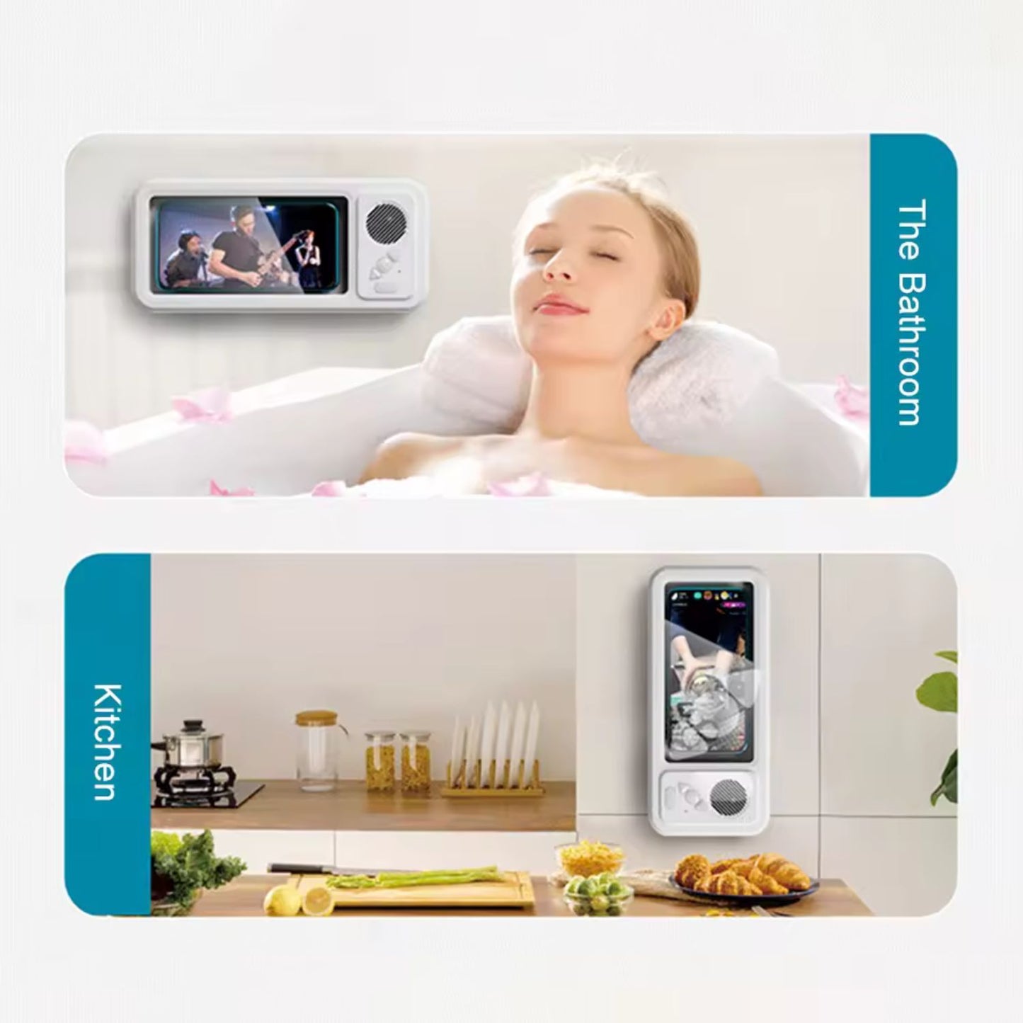 Opacoo™ AquaBeat Waterproof Shower Phone Box