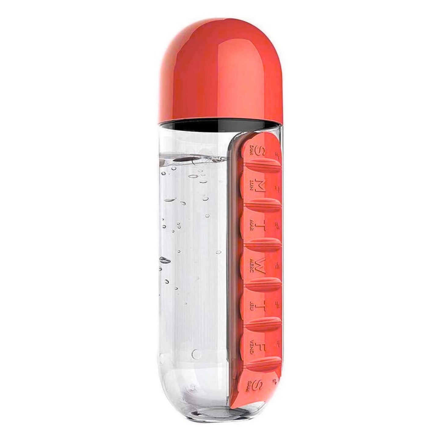 Opacoo™ 2-in-1 Hydration & Pill Organizer (600ml)