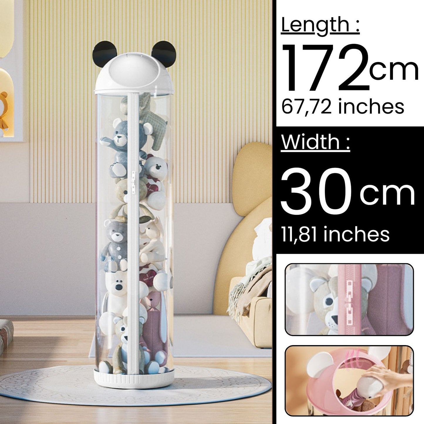 Opacoo™ PlushTower Vertical Toy Organizer