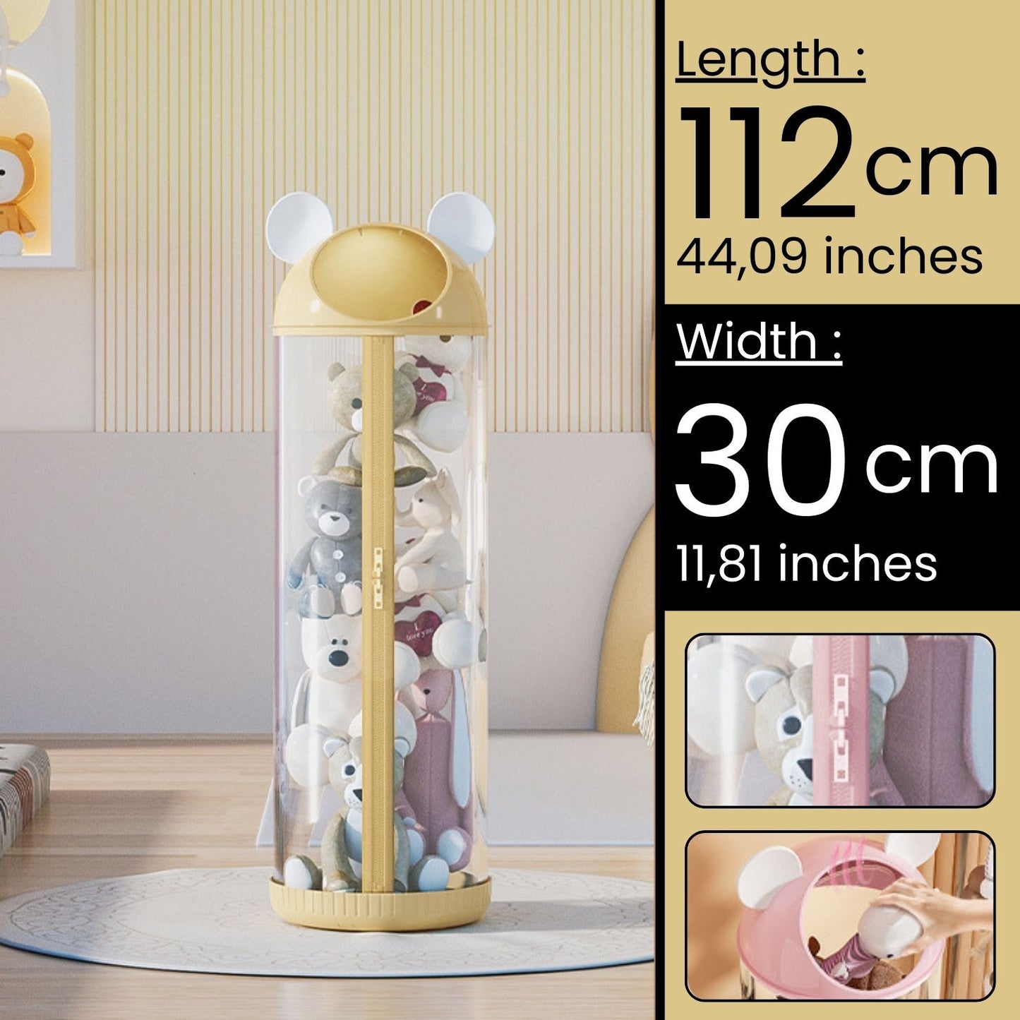 Opacoo™ PlushTower Vertical Toy Organizer