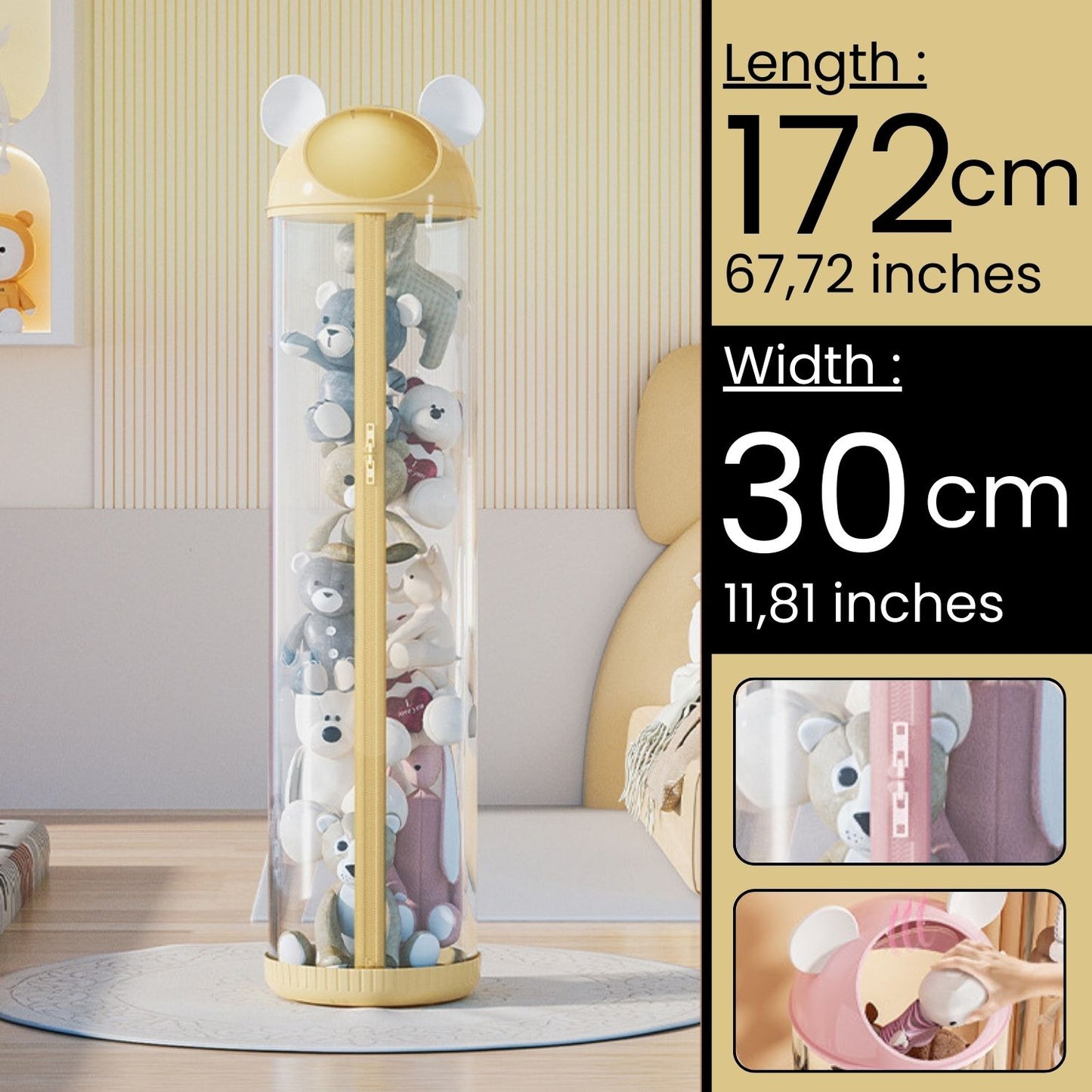 Opacoo™ PlushTower Vertical Toy Organizer