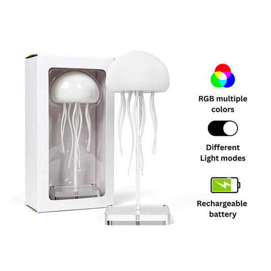 Opacoo™ Jellyfish Glow Lamp – Voice & Touch