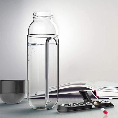 Opacoo™ 2-in-1 Hydration & Pill Organizer (600ml)