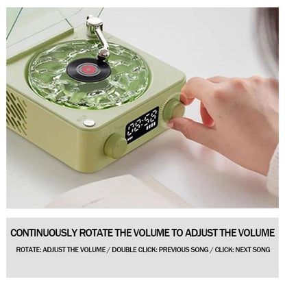 Opacoo™ WaveGlow Retro Vinyl Speaker