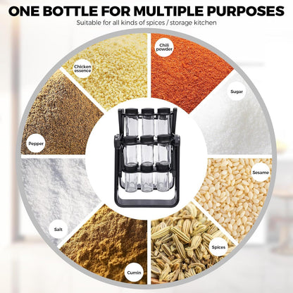 Opacoo™ Ferris 360 Spice Rack-18-Jar Set