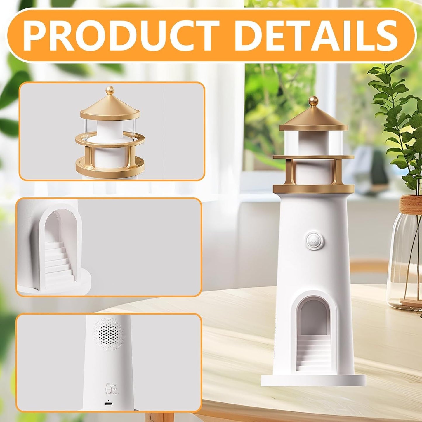 Opacoo™ Moonlight Lighthouse Projector