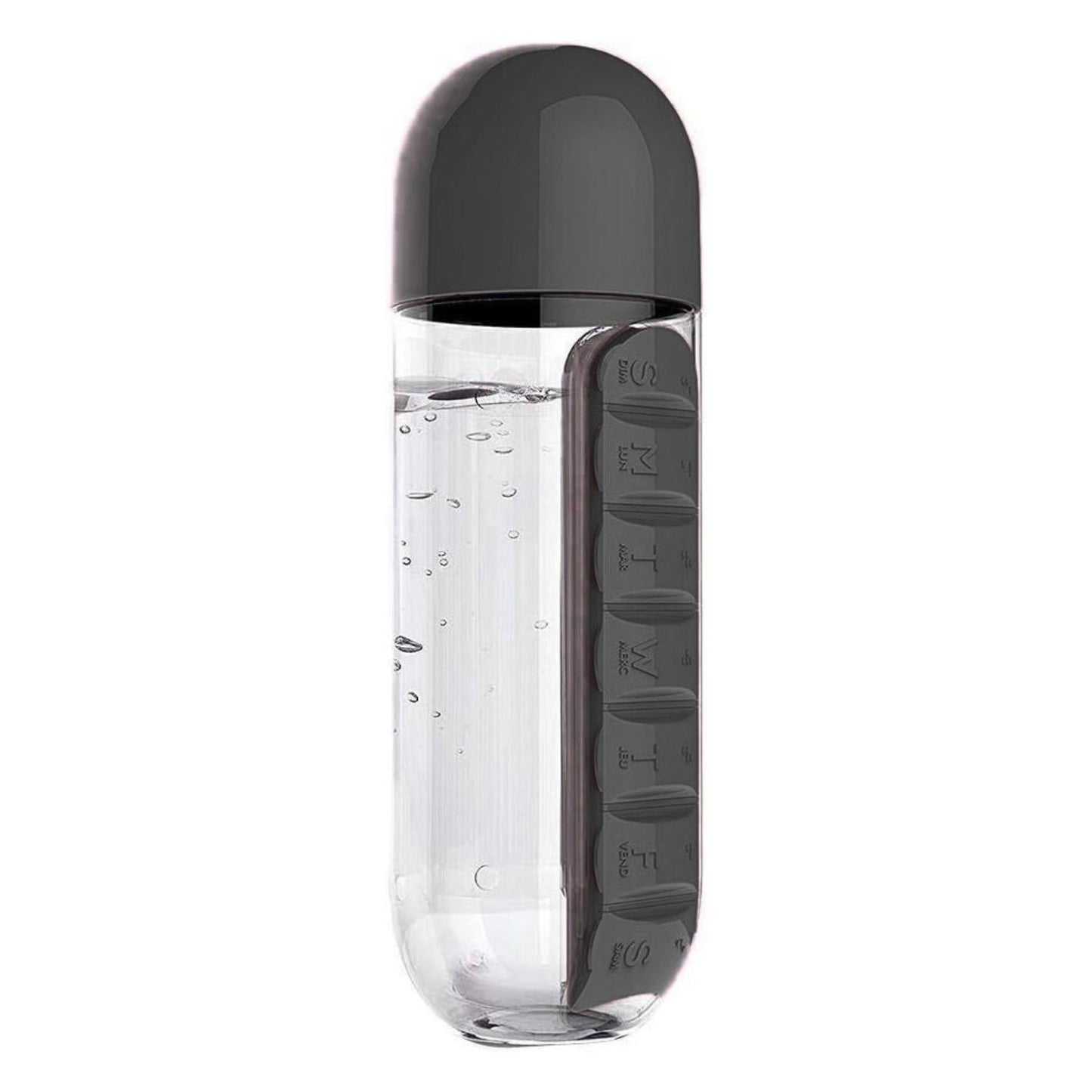 Opacoo™ 2-in-1 Hydration & Pill Organizer (600ml)
