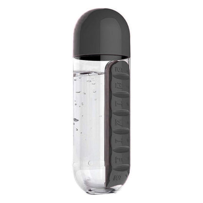 Opacoo™ 2-in-1 Hydration & Pill Organizer (600ml)