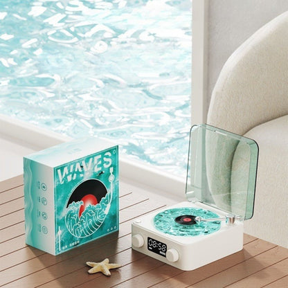 Opacoo™ WaveGlow Retro Vinyl Speaker