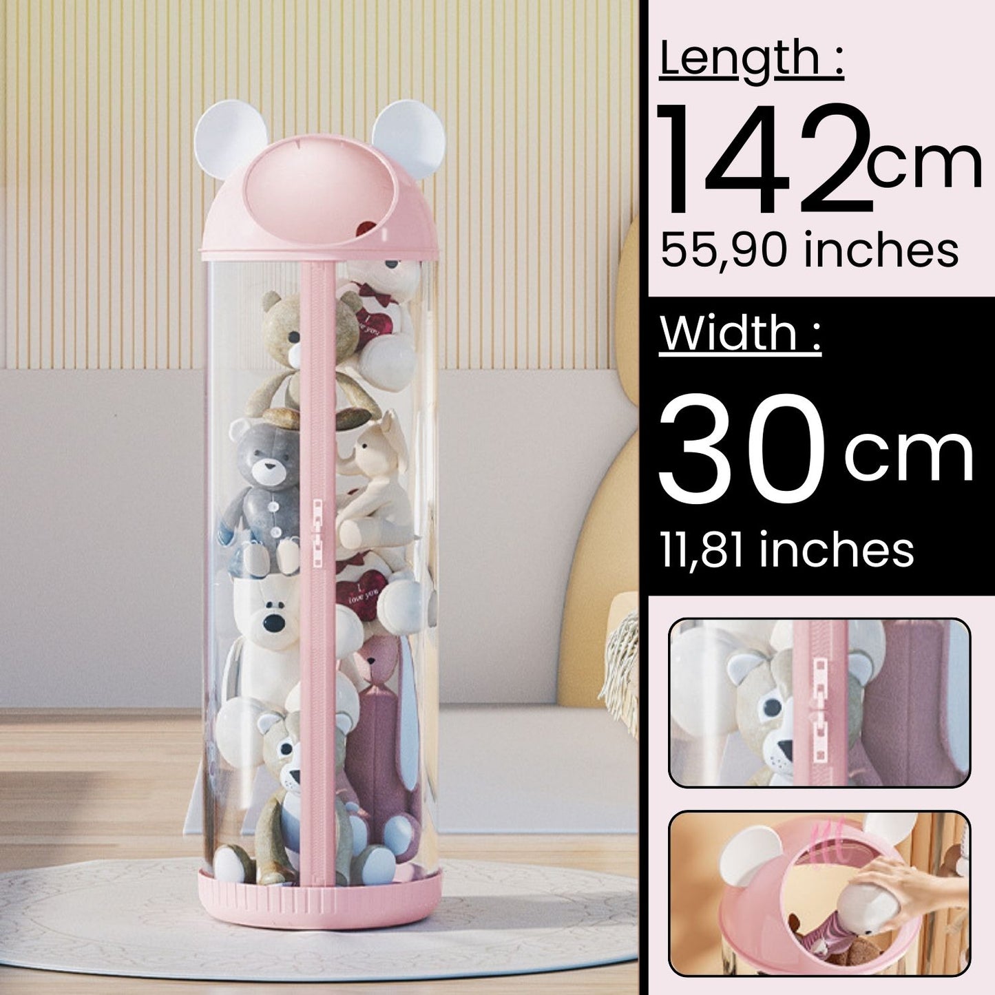 Opacoo™ PlushTower Vertical Toy Organizer