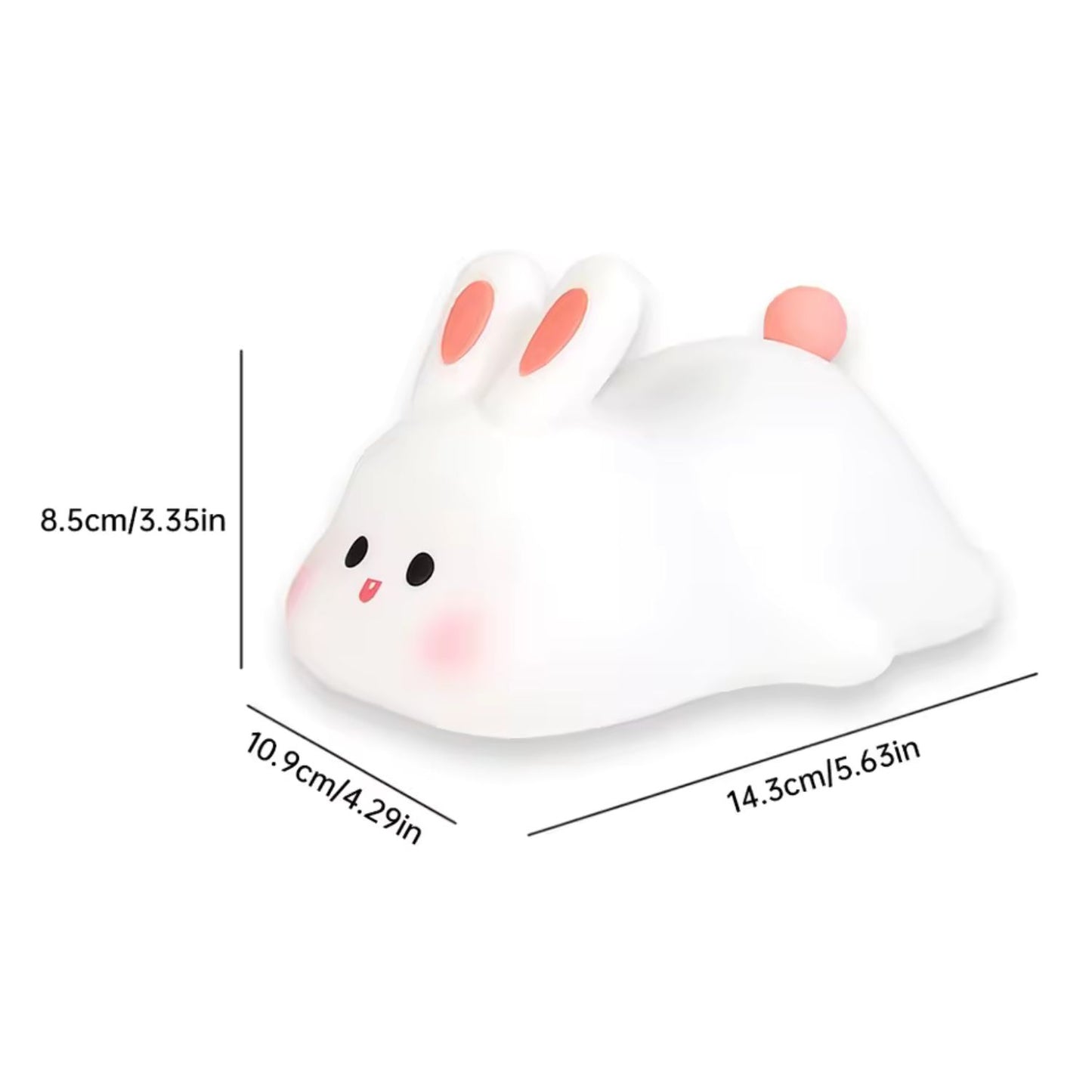 Opacoo™ Kawaii Silicone Night Light (Bunny)