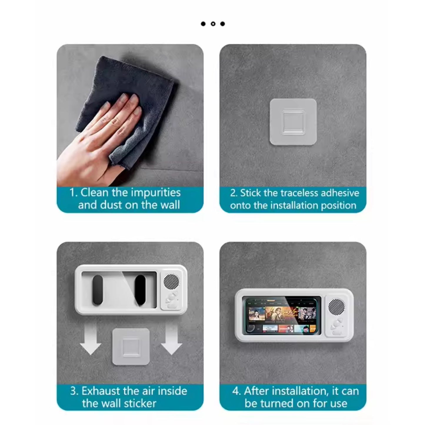 Opacoo™ AquaBeat Waterproof Shower Phone Box