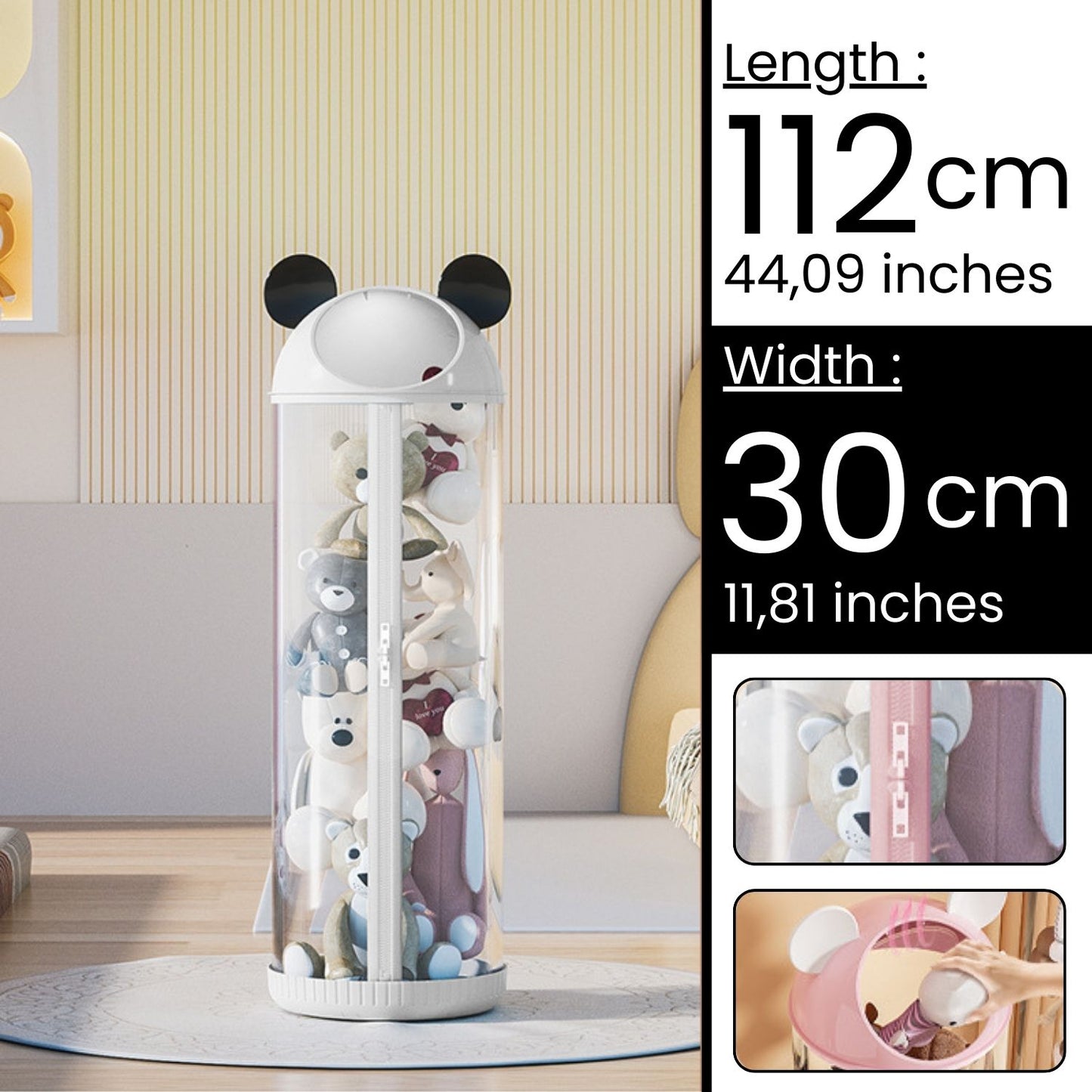 Opacoo™ PlushTower Vertical Toy Organizer