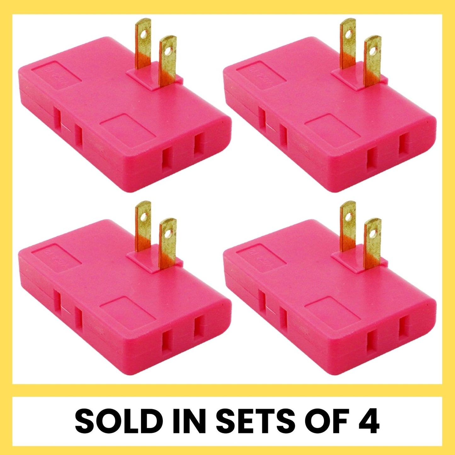 Opacoo™ 3-Way 180° Rotating Flat Wall Plug Adapter